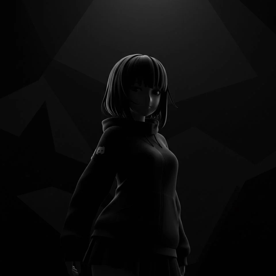 Black Discord PFP — square cropped dark avatar