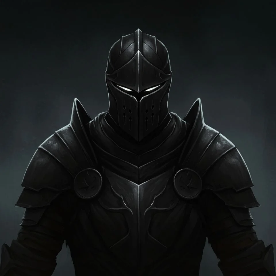 black-knight-pfp Black Knight PFP armored warrior silhouette