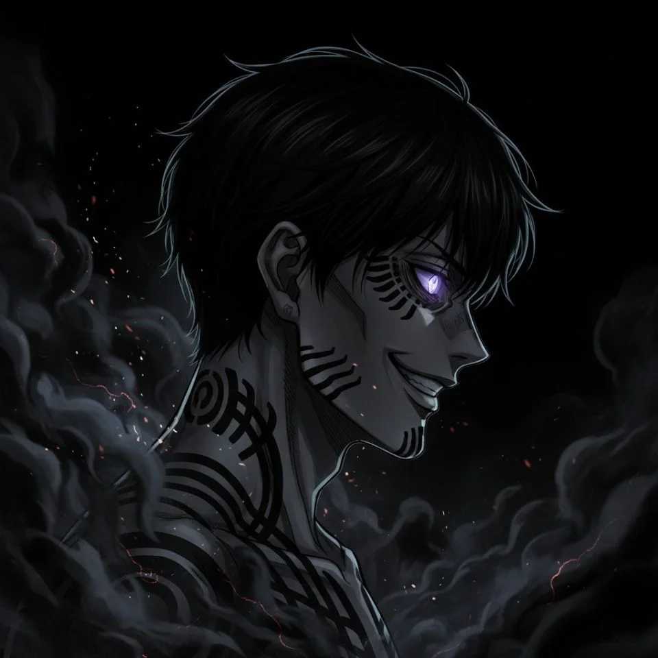 black-sukuna-pfp-dark Black Sukuna PFP dark cursed energy aesthetic