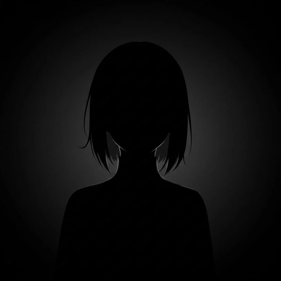 black-twitter-profile-picture Black Twitter profile picture in minimalist dark style