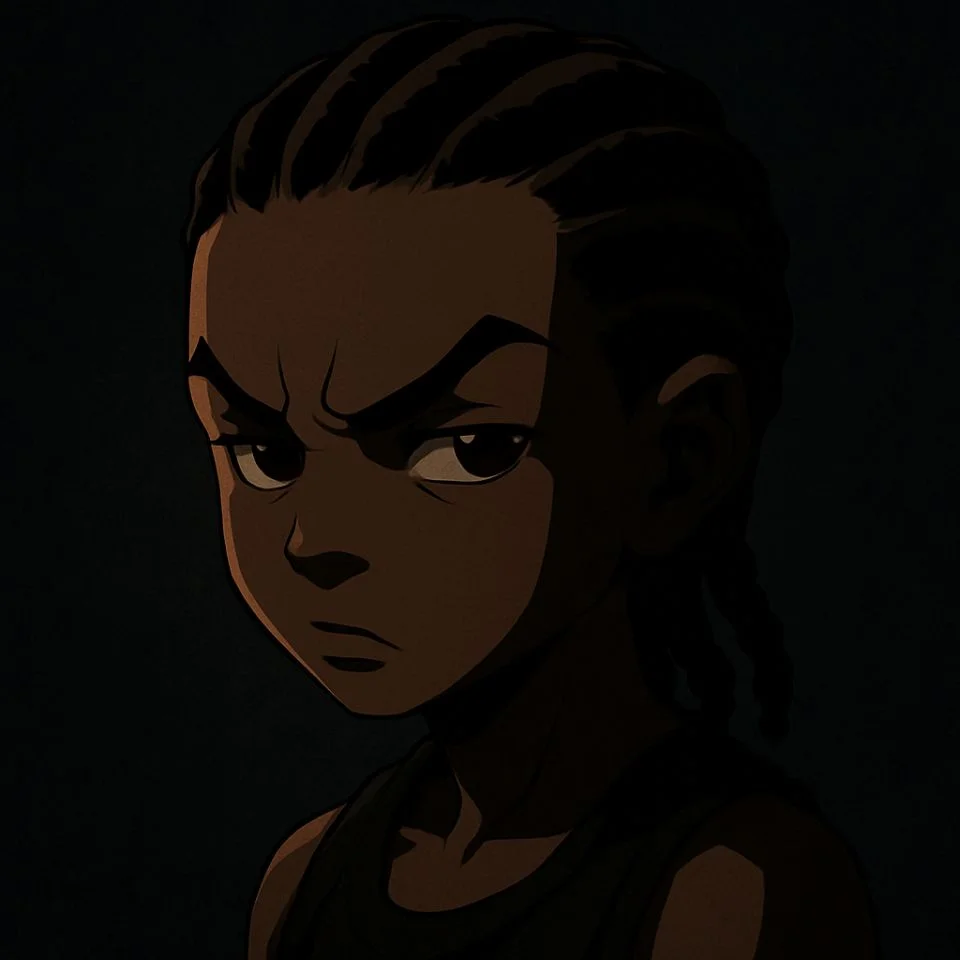 Riley Boondocks moody shadowed profile image