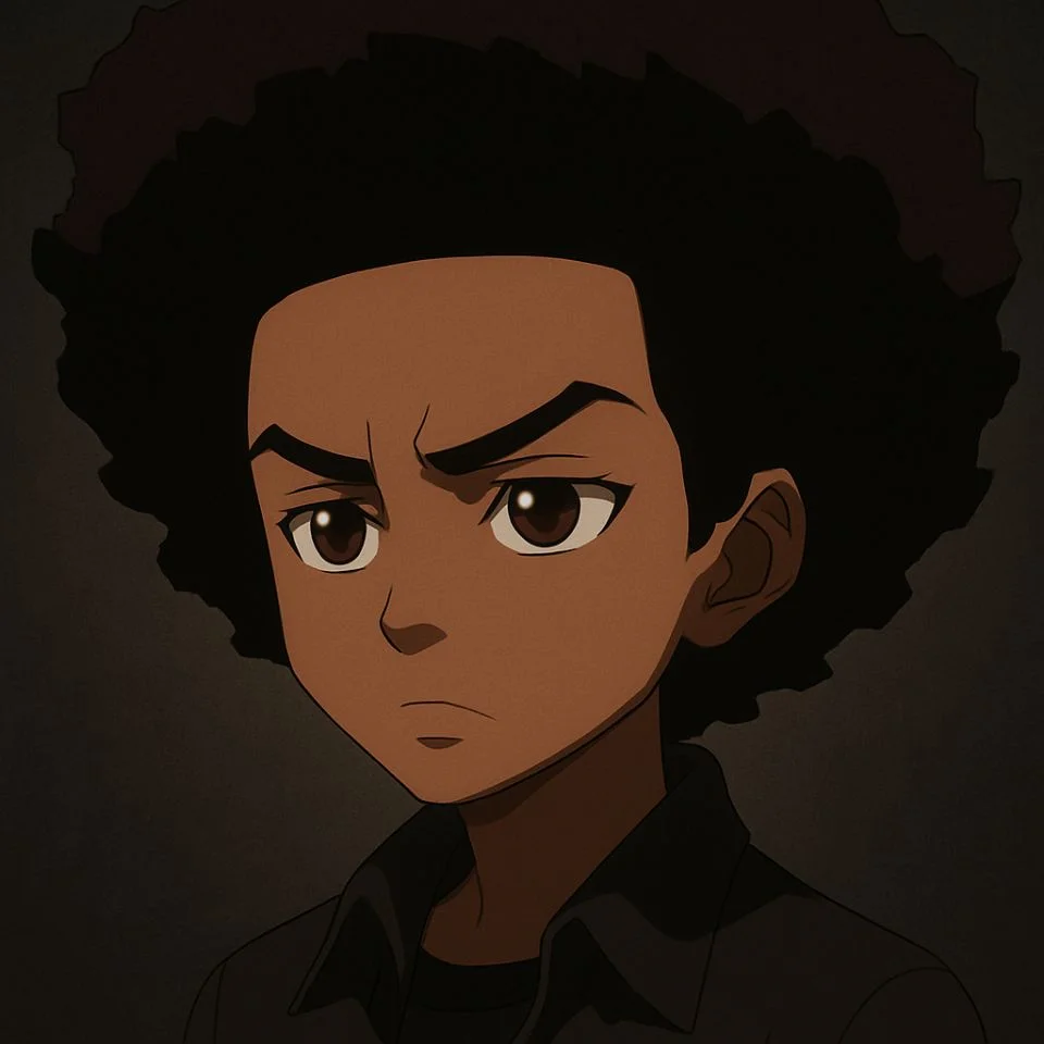 Huey Boondocks anime-styled edit profile pic