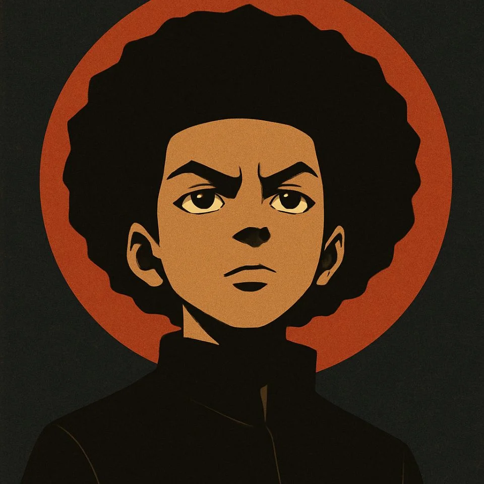 Huey Freeman revolutionary pose profile image