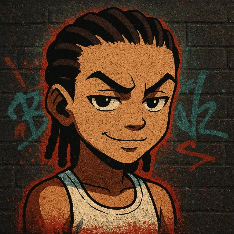 Riley Boondocks graffiti-style custom PFP