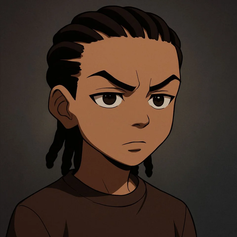 Riley Freeman serious expression profile pic