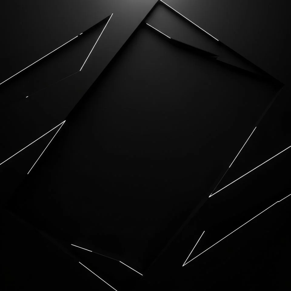 cool-black-pfp Cool black PFP with modern abstract geometric design
