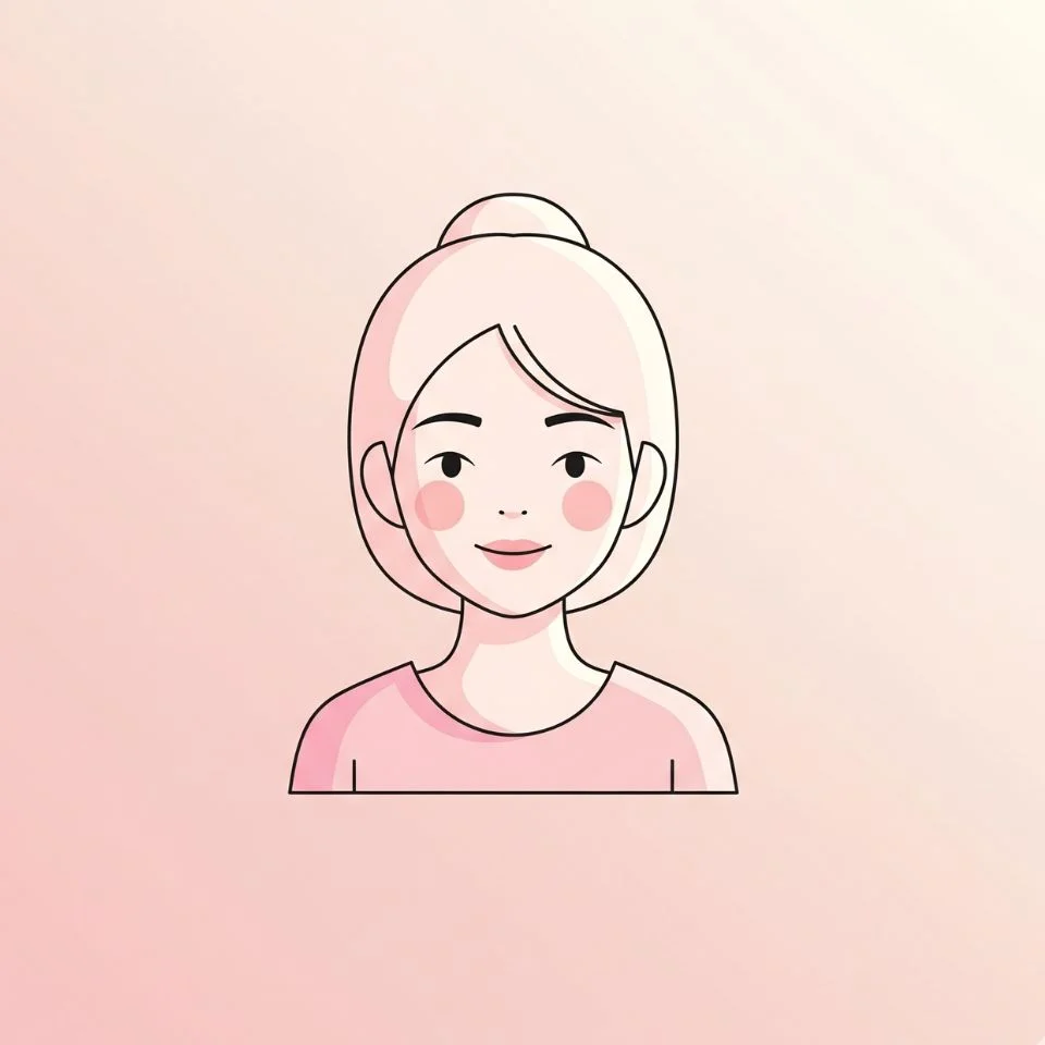 simple light pink background with soft gradient effect