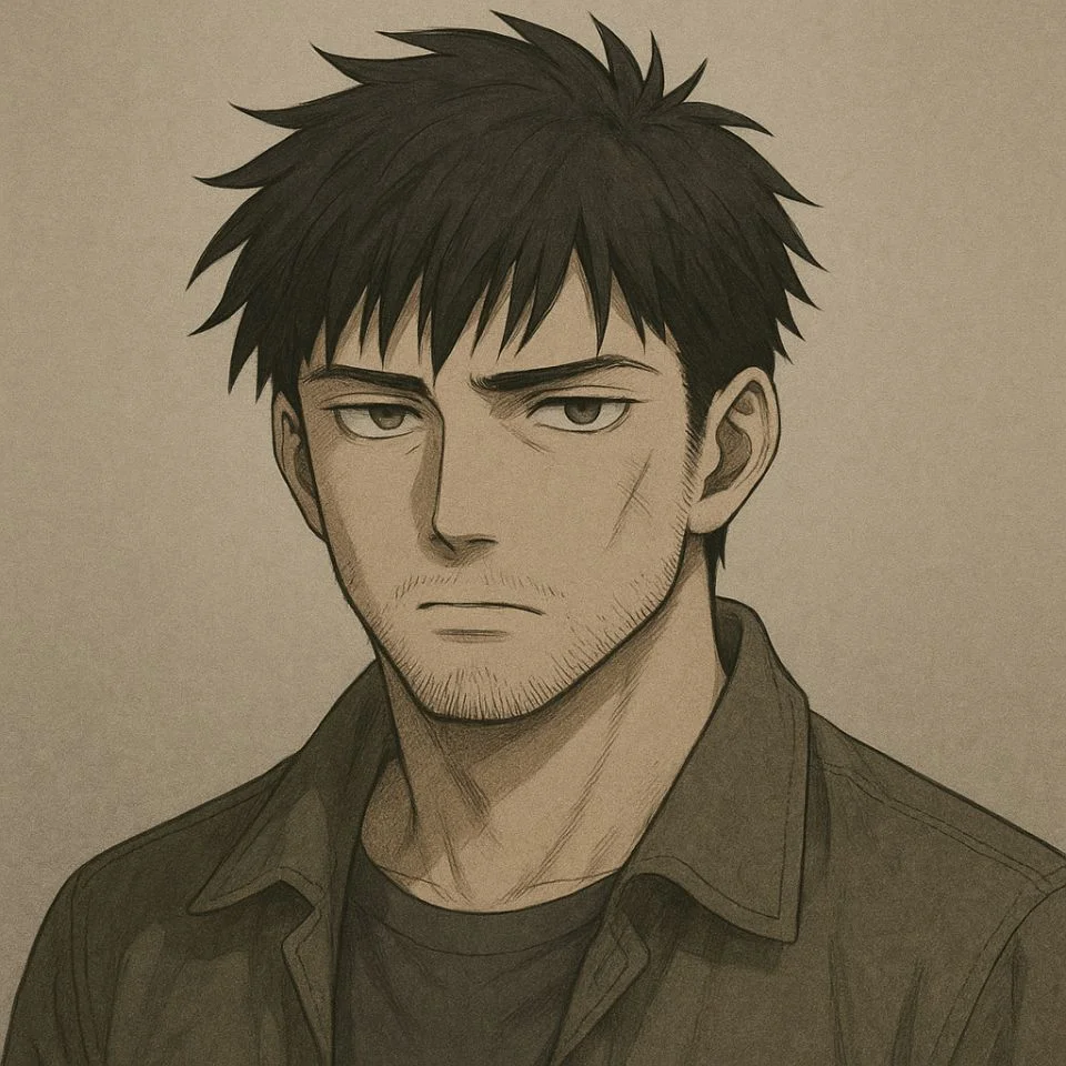 Muted neutral color Toji aesthetic PFP