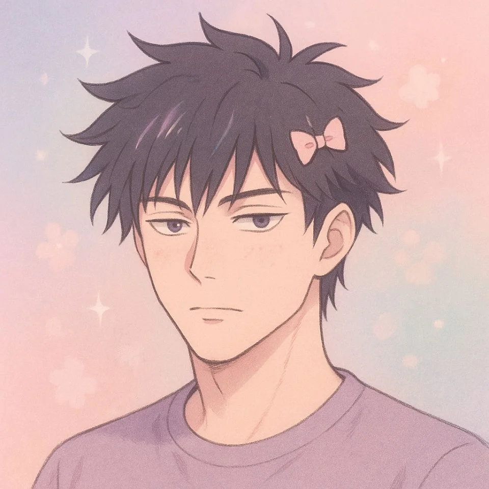 Soft pastel Toji PFP with gentle lighting