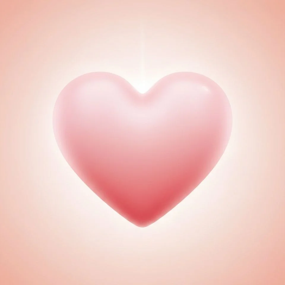 aesthetic-heart-pfp-pink-gradient Gradient pink aesthetic heart icon