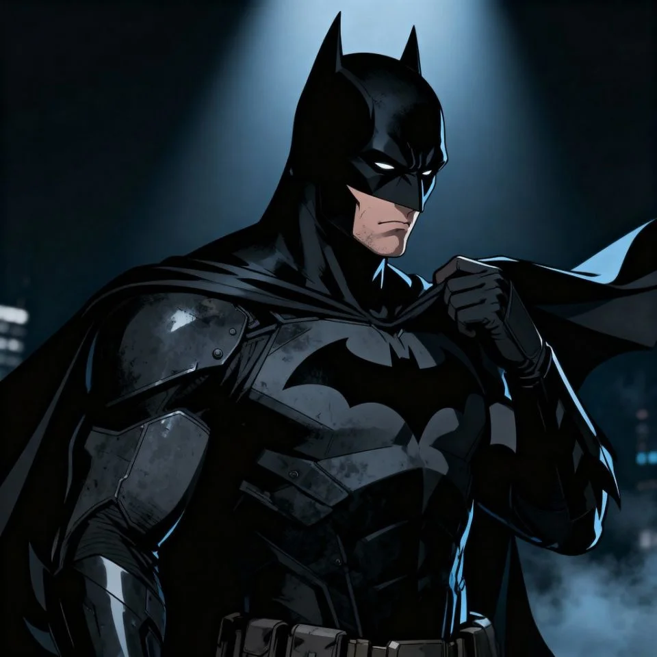 Cinematic 4K Batman PFP with ultra-realistic lighting