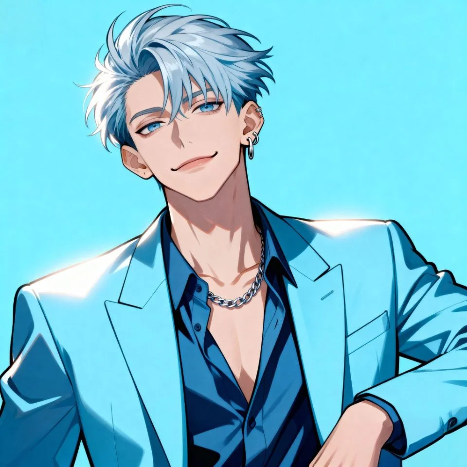 blue-aesthetic-pfp-boy Aesthetic blue boy PFP with artistic blur effect.