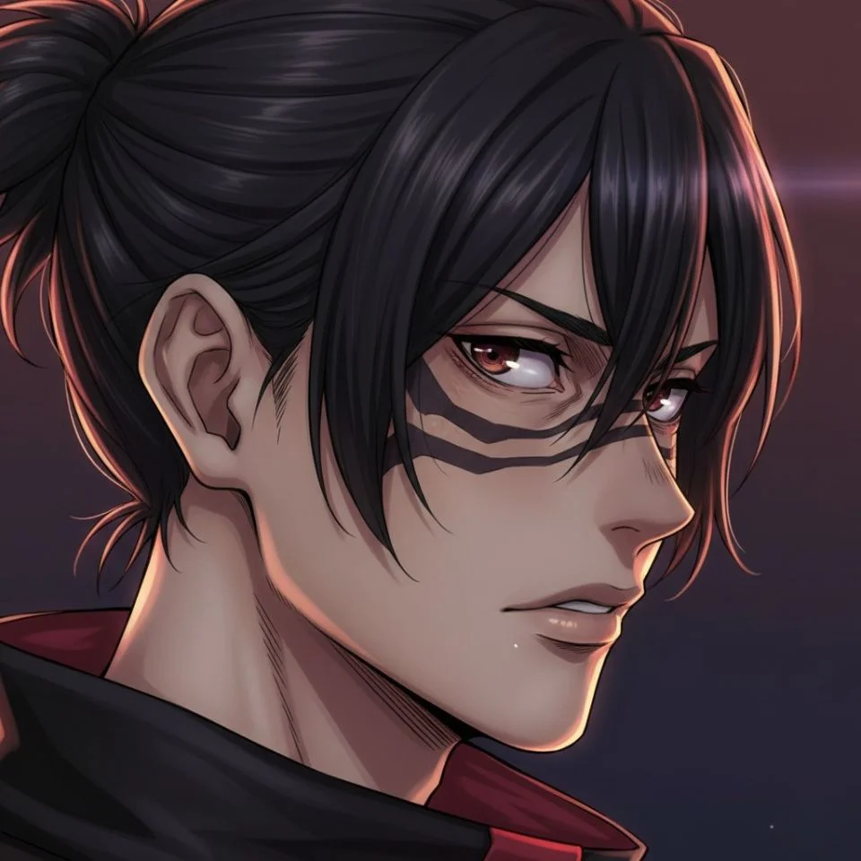 Choso anime closeup PFP detailed expression