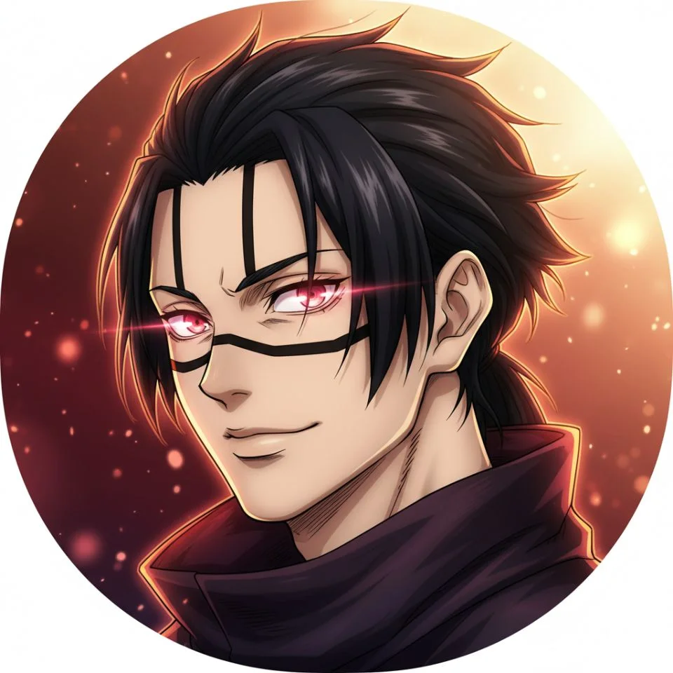 Choso anime PFP full-color portrait with bright tones