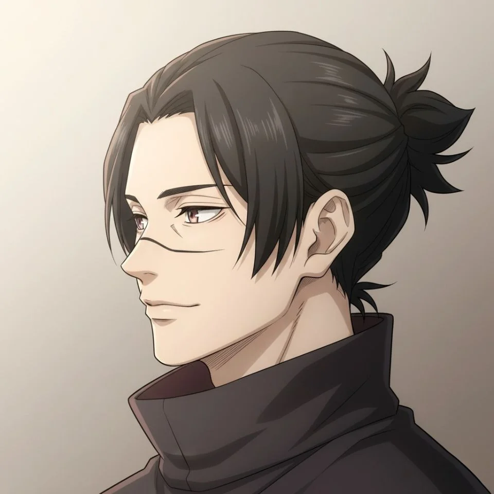 Choso anime PFP soft lighting gentle background