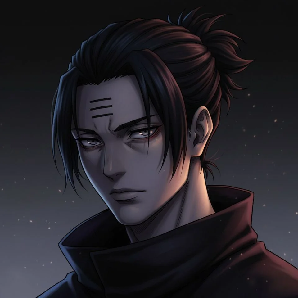 Dark Choso PFP moody shadow aesthetic closeup