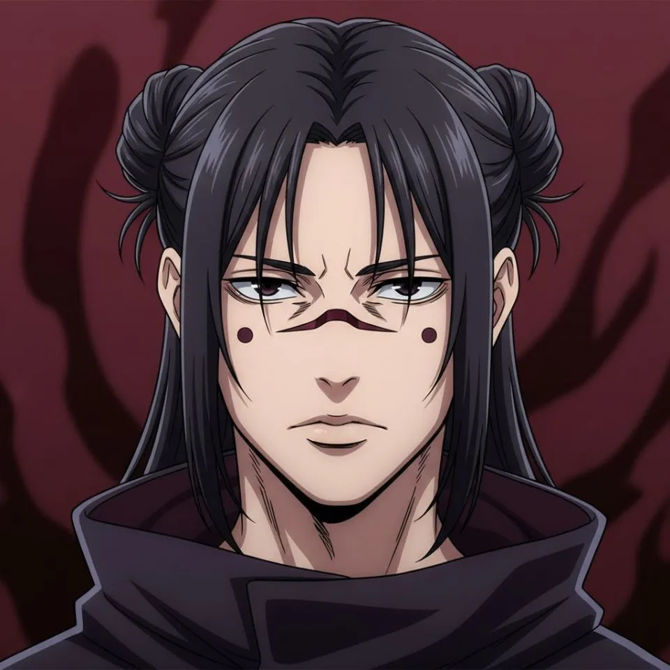 Choso anime colored PFP — vibrant portrait