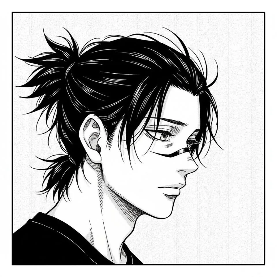 Cropped Choso manga PFP clean panel design