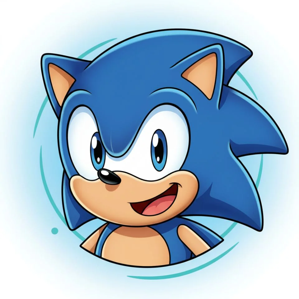 Classic Sonic 4K PFP in updated HD quality