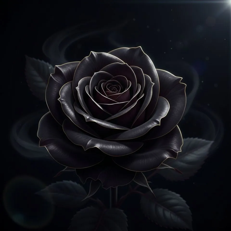 dark-flower-pfp-moody Dark flower PFP with moody petals and dramatic lighting
