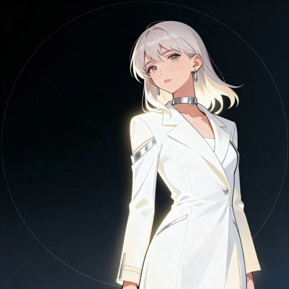 dark-white-pfp-soft-focus soft focus white portrait blending dark background with pale tones