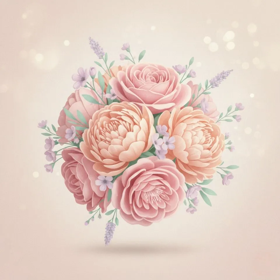 flower-pfp-feature-aesthetic Aesthetic flower PFP with pastel blooms and soft lighting