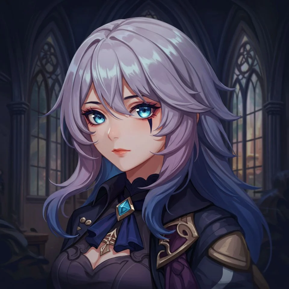 Aesthetic Furina PFP with gothic vibe