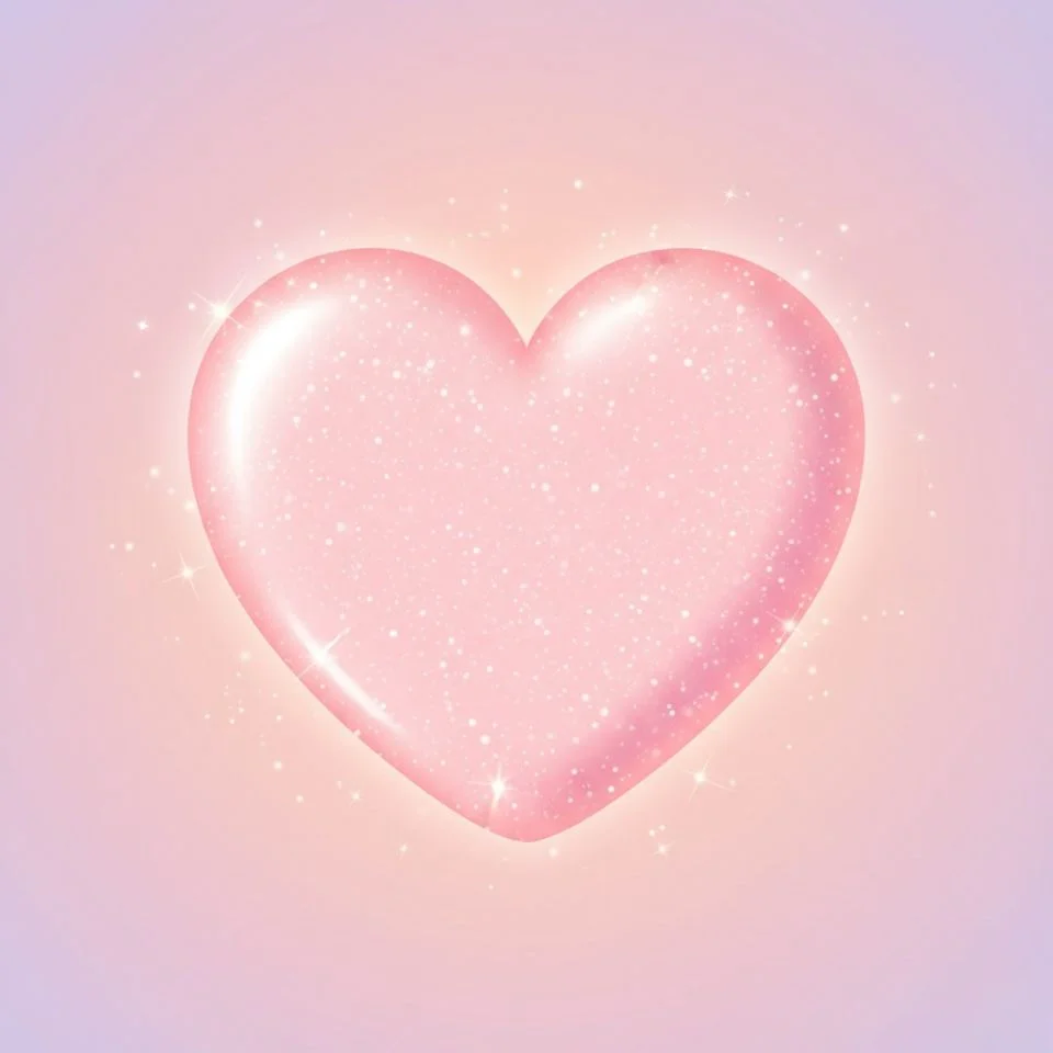 heart-pfp-feature-cute-glitter Cute glitter heart icon with soft sparkle