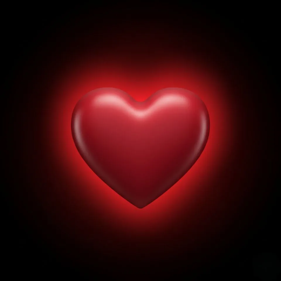 heart-pfp-feature-red-bold Bold red glowing heart profile icon
