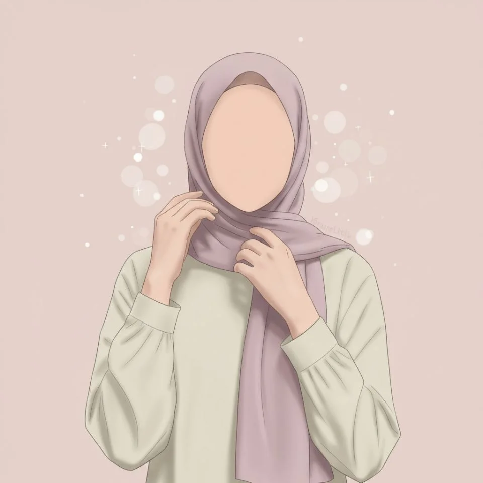 hijab-dp-faceless-aesthetic Faceless Hijab DP — soft pastel aesthetic tone