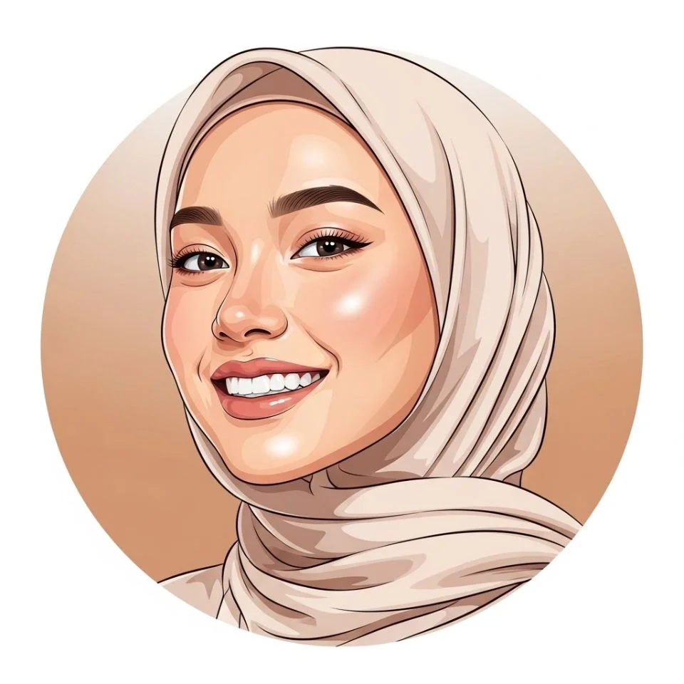 hijab-dp-whatsapp-smile Hijab DP for WhatsApp — natural smile close-up