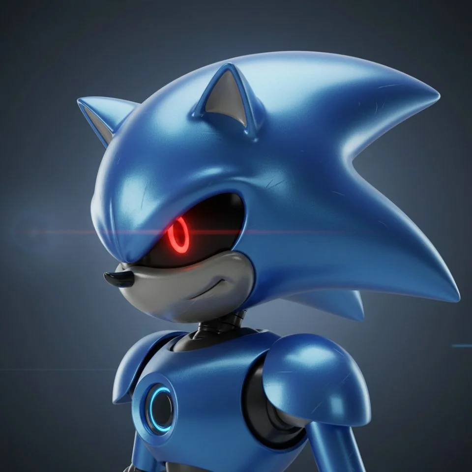 Metal Sonic PFP 4K high-resolution artwork