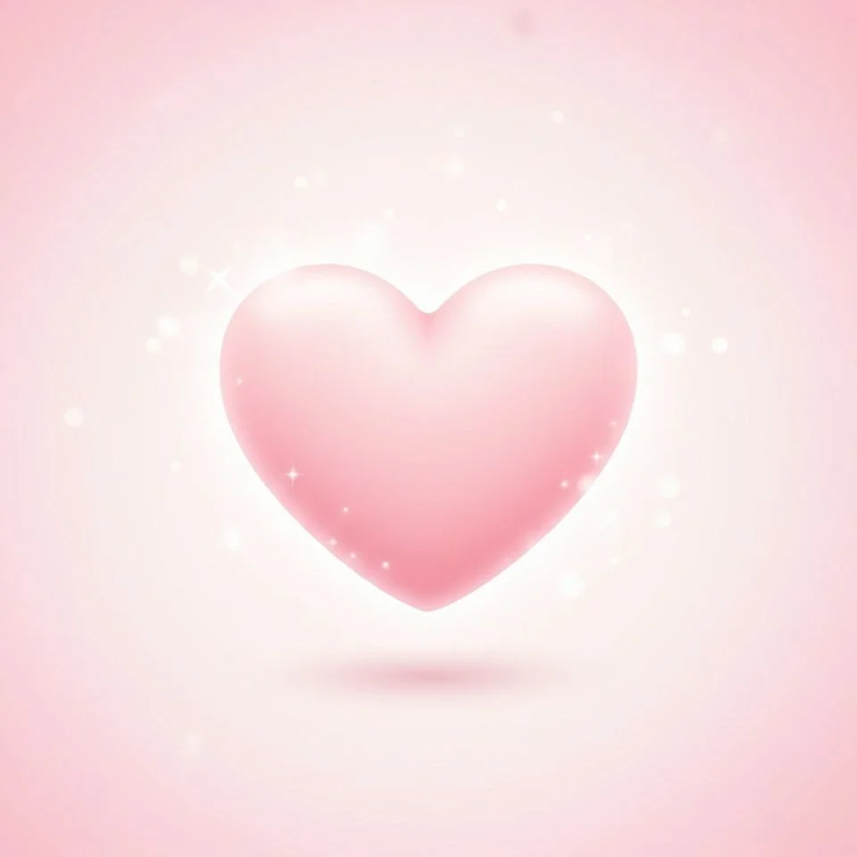 pink-heart-pfp-soft-pastel Soft pastel pink heart profile picture