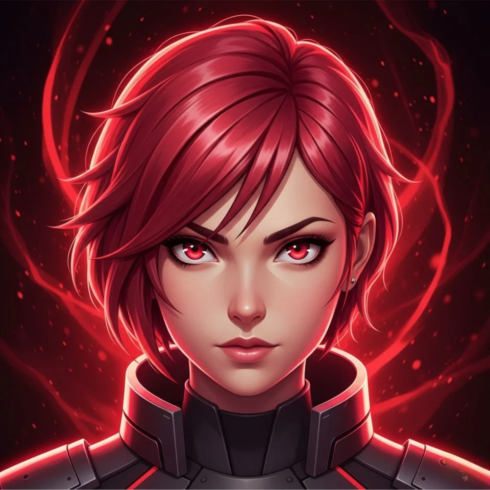 4K ultra red wallpaper style PFP