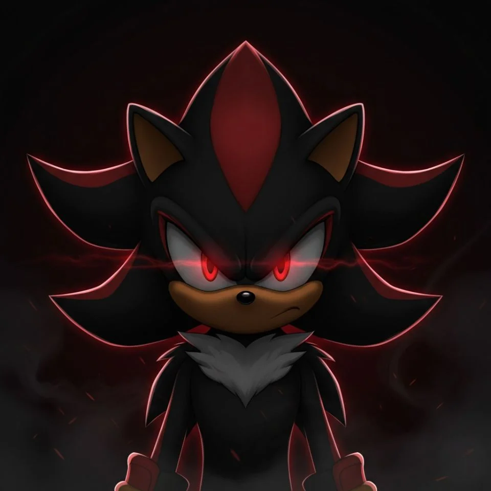 Shadow the Hedgehog dark aesthetic PFP