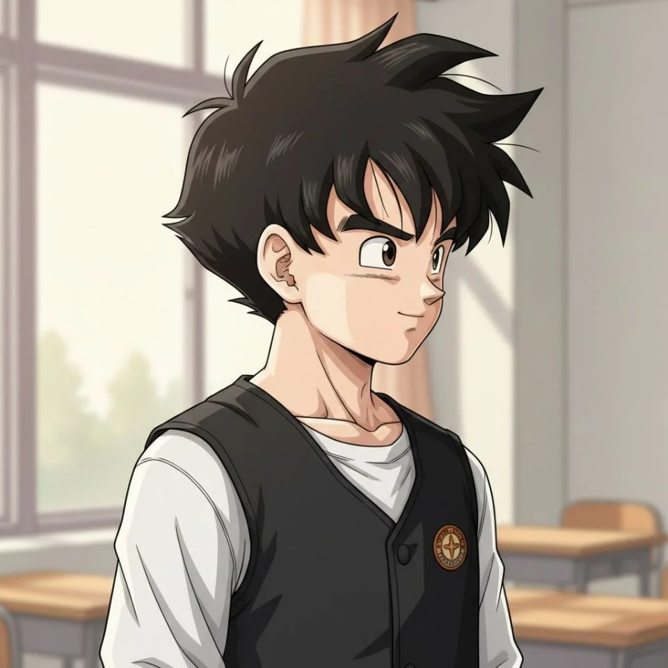 teen-gohan-pfp-school Teen Gohan school outfit PFP soft expression