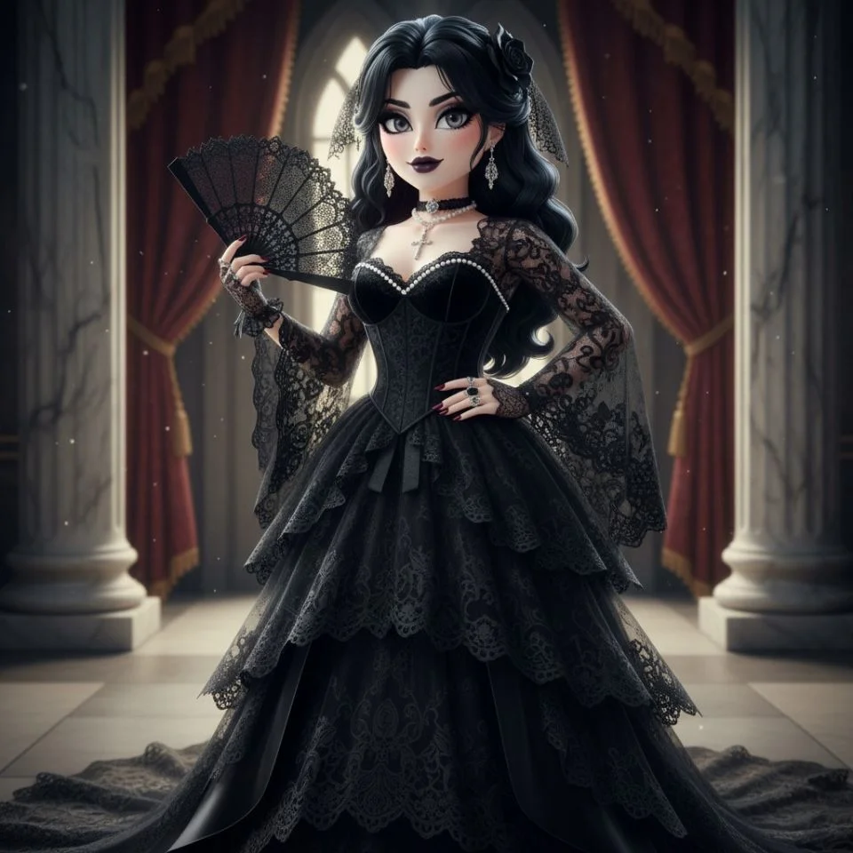 Gothic luxury Dress to Impress outfit idea