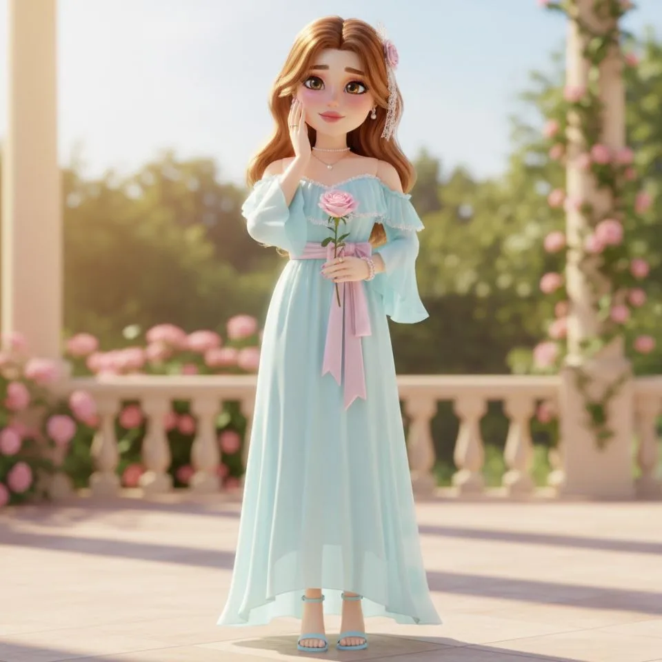 Elegant heroine look Telenovela DTI