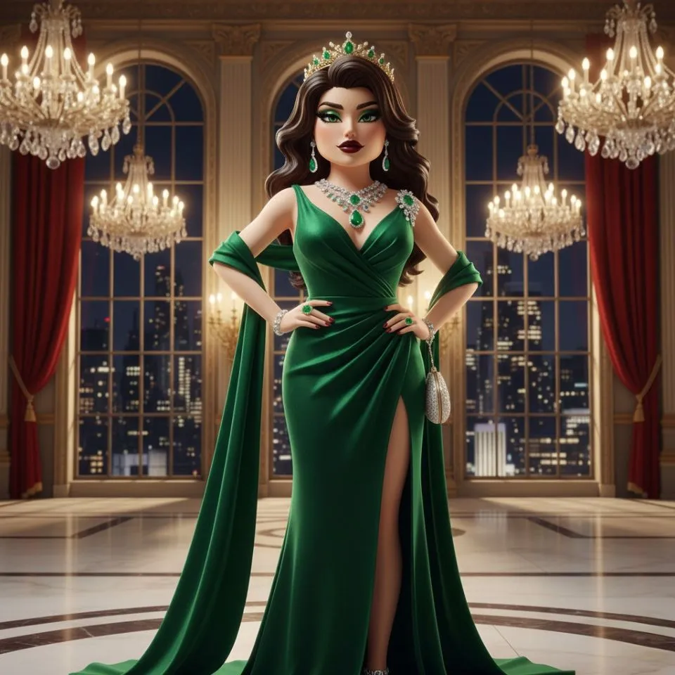 Rich lady luxurious Telenovela DTI look