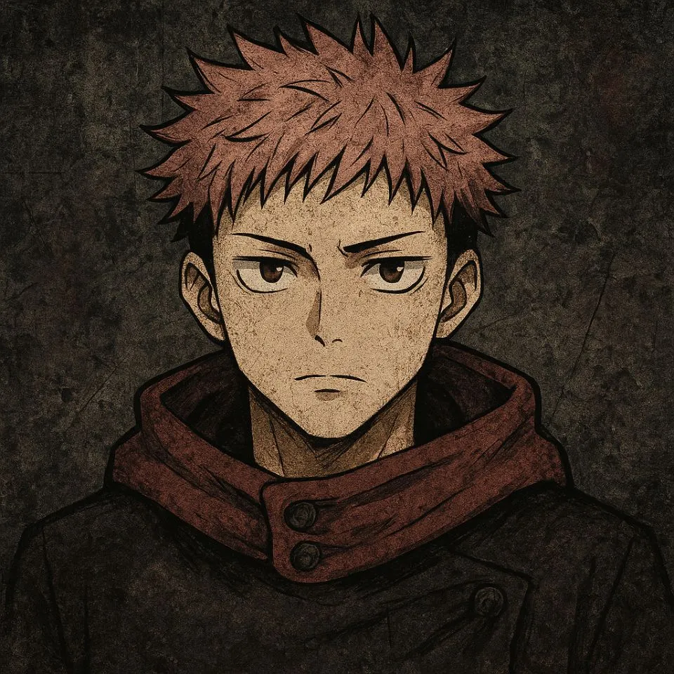 Yuji Itadori aesthetic grunge dark PFP