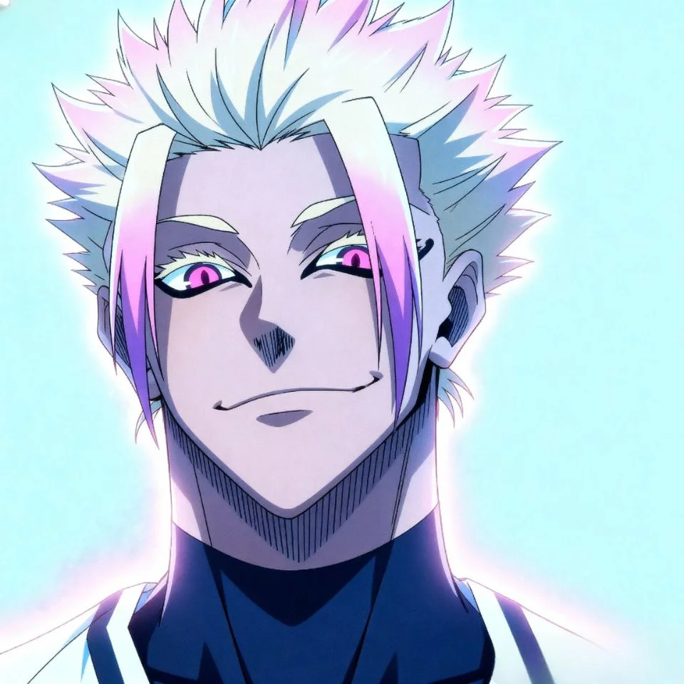 anime-style aesthetic edit of Shidou with pastel overlay