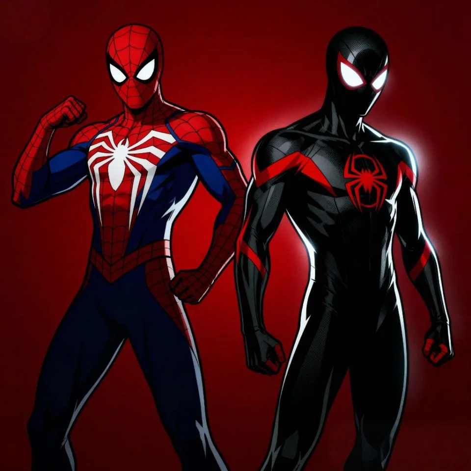 Matching Spider-Man and Miles Morales PFP set.